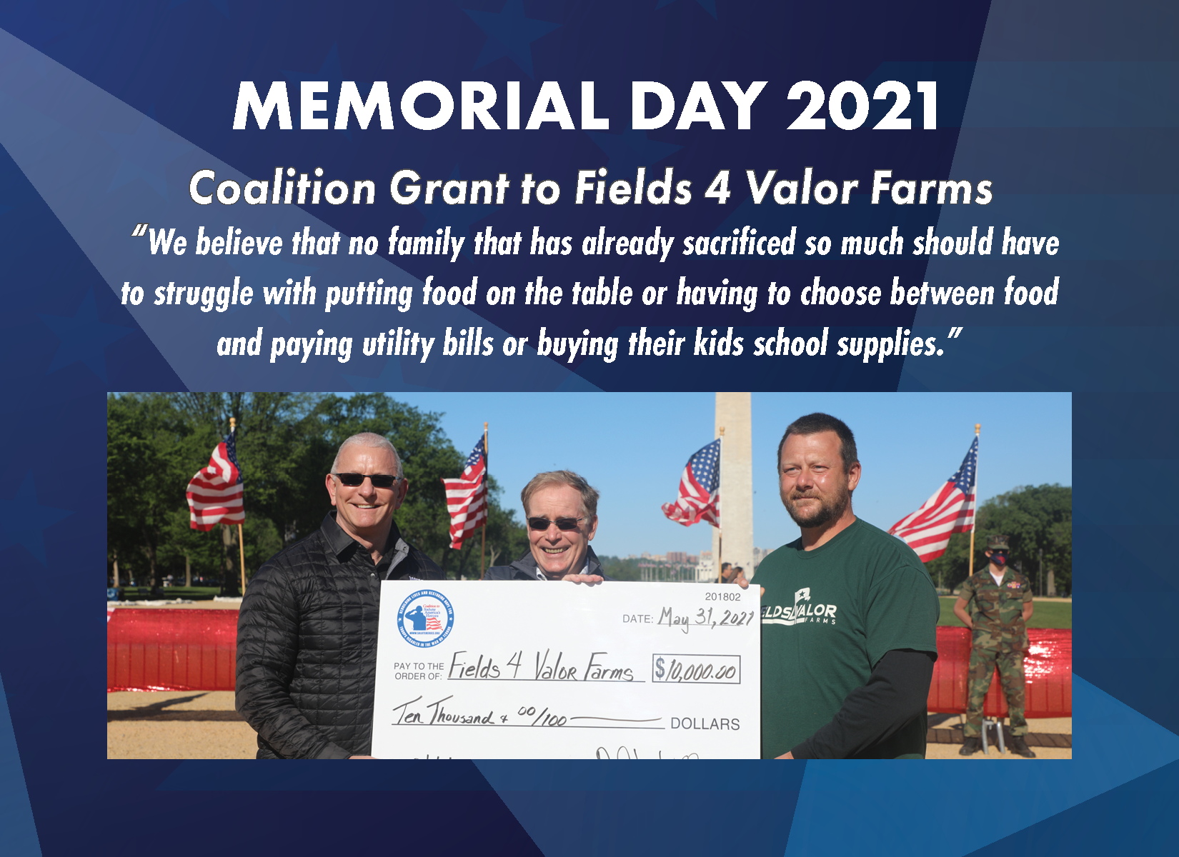 Memorial Day 2021 Coalition to Salute America’s Heroes